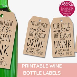 Leraar biercadeaukaartjes, biercadeaukaartje, coach, mijn kind misschien, de reden waarom je drinkt, bieretiket, afdrukbaar cadeaukaartje, eindejaarskaartje,