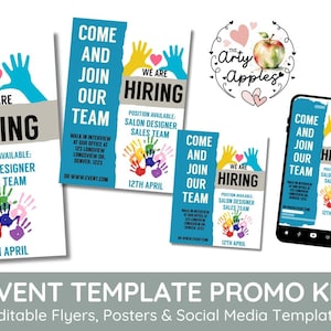editable hiring staff flyer, helpers required, hiring people, hiring advice, editable Hire staff, Vacancies flyer,  Printable social media