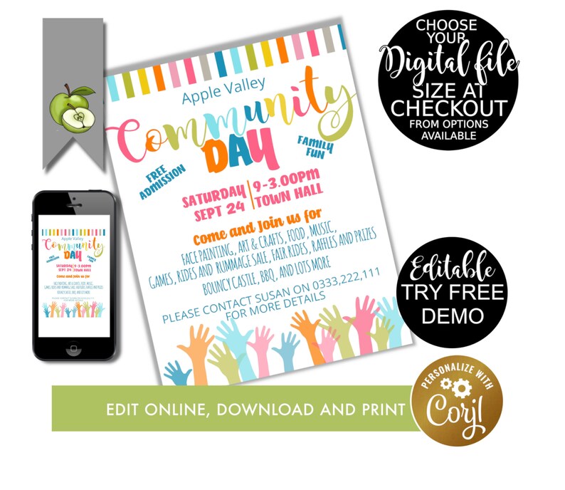 Community Event Flyer Template