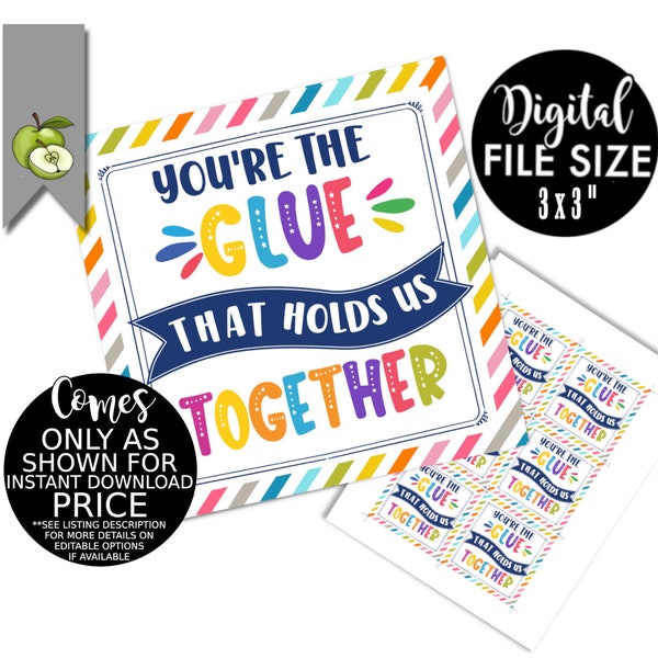 The Glue That Holds Us Together Etsy