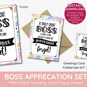 Boss Anerkennungstag Woche, Boss Woche, Chefkarte, Chefgeschenk, danke Chef, Mentor, Führer, typografisch, druckbar, Ruhestandsgeschenk
