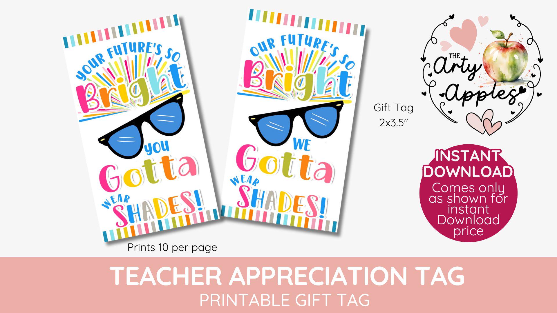 Your Future's so Bright Printable Gift Tags, Classroom Sunglasses, Our Future's so Bright, You GOTTA Wear Shades,printable INSTANT DOWNLOAD - Etsy your-future-s-so-bright-printable-gift-tags-classroom-sunglasses-our-future-s-so-bright-you-gotta-wear-shades-printable-instant-download-etsy