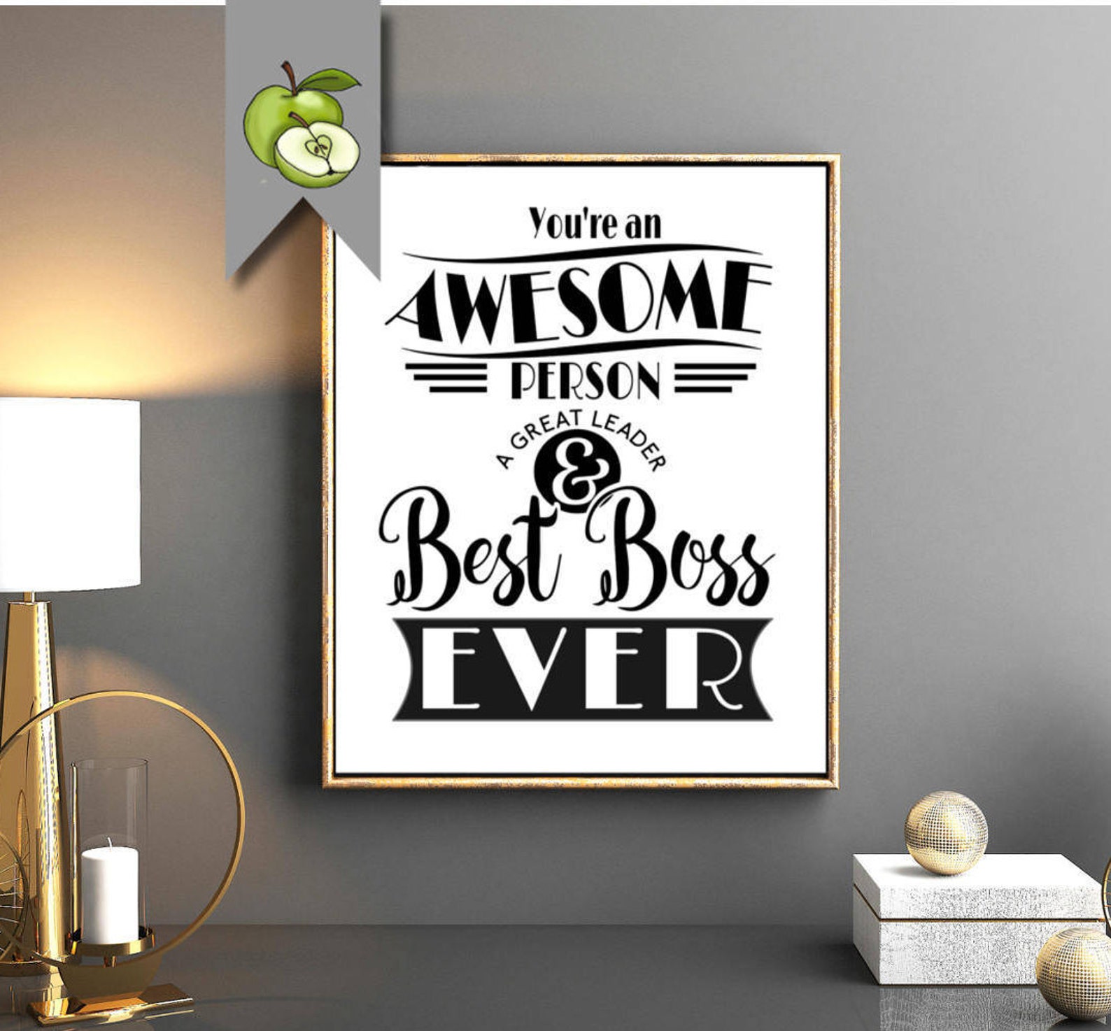 Best Boss Ever Printable Boss Gift Awesome Boss Best Boss - Etsy