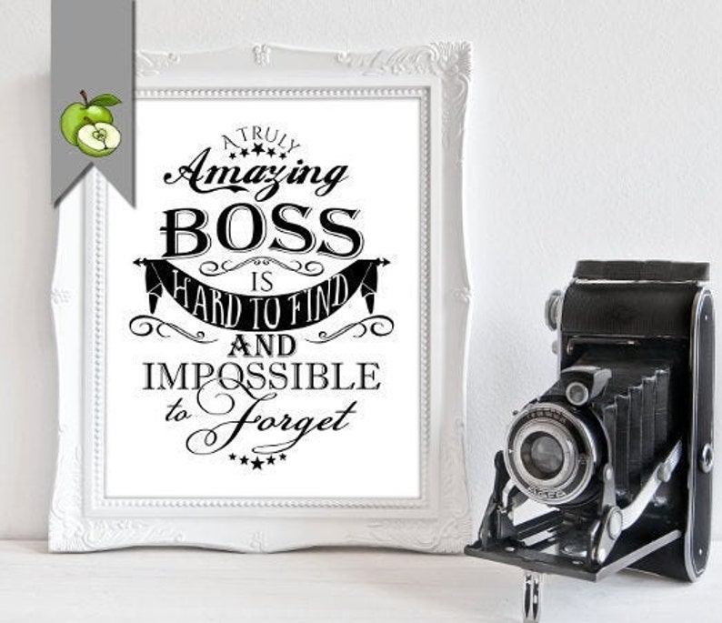 Retirement gift male boss A truly amazing Boss is hard to Etsy