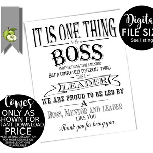 Boss Appreciation Day Week, Boss Week, Boss, Digital Instant Download ...