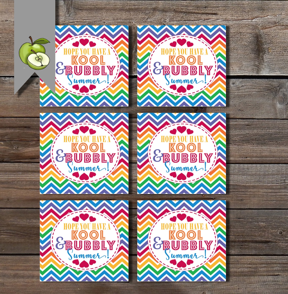 Hope You Have a Kool and Bubbly Summer BUBBLY Class Gift | Etsy