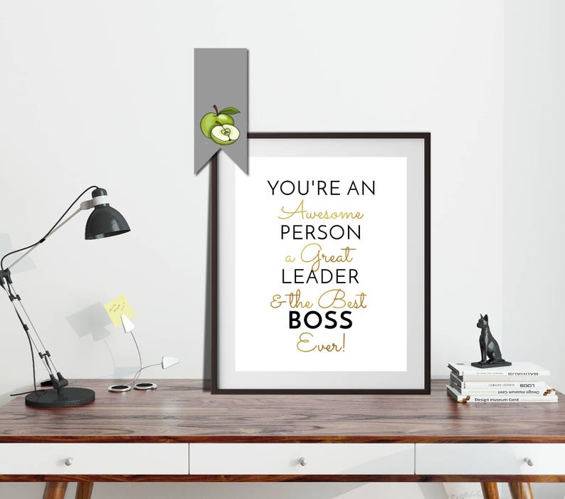 Digital Best Boss Gift You Are the Best Boss Ever Gift Etsy
