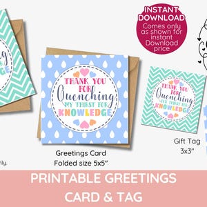 dorst naar kennis leraar cadeaukaartjes en kaart, cadeaukaartje lerarenbeker, mok, afdrukbaar, leraar eindejaar, afdrukbaar, INSTANT DOWNLOAD