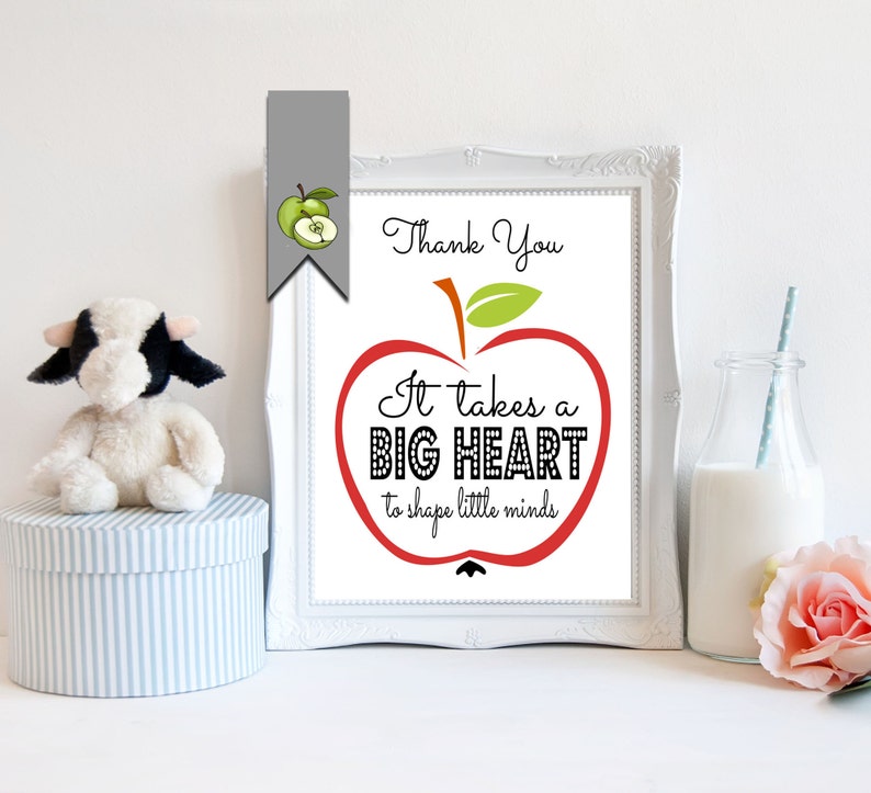 Teacher Appreciation Word Art Apple Gift Teacher Quotes Etsy