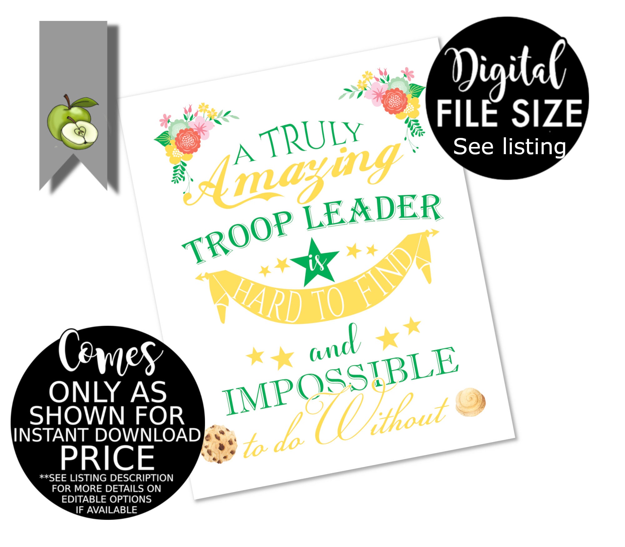 Girl scout hotsell leader appreciation ideas