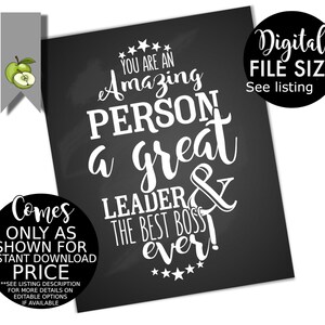 Boss Appreciation Day Week Amazing Person Gift, Boss's Day, Boss Week ...