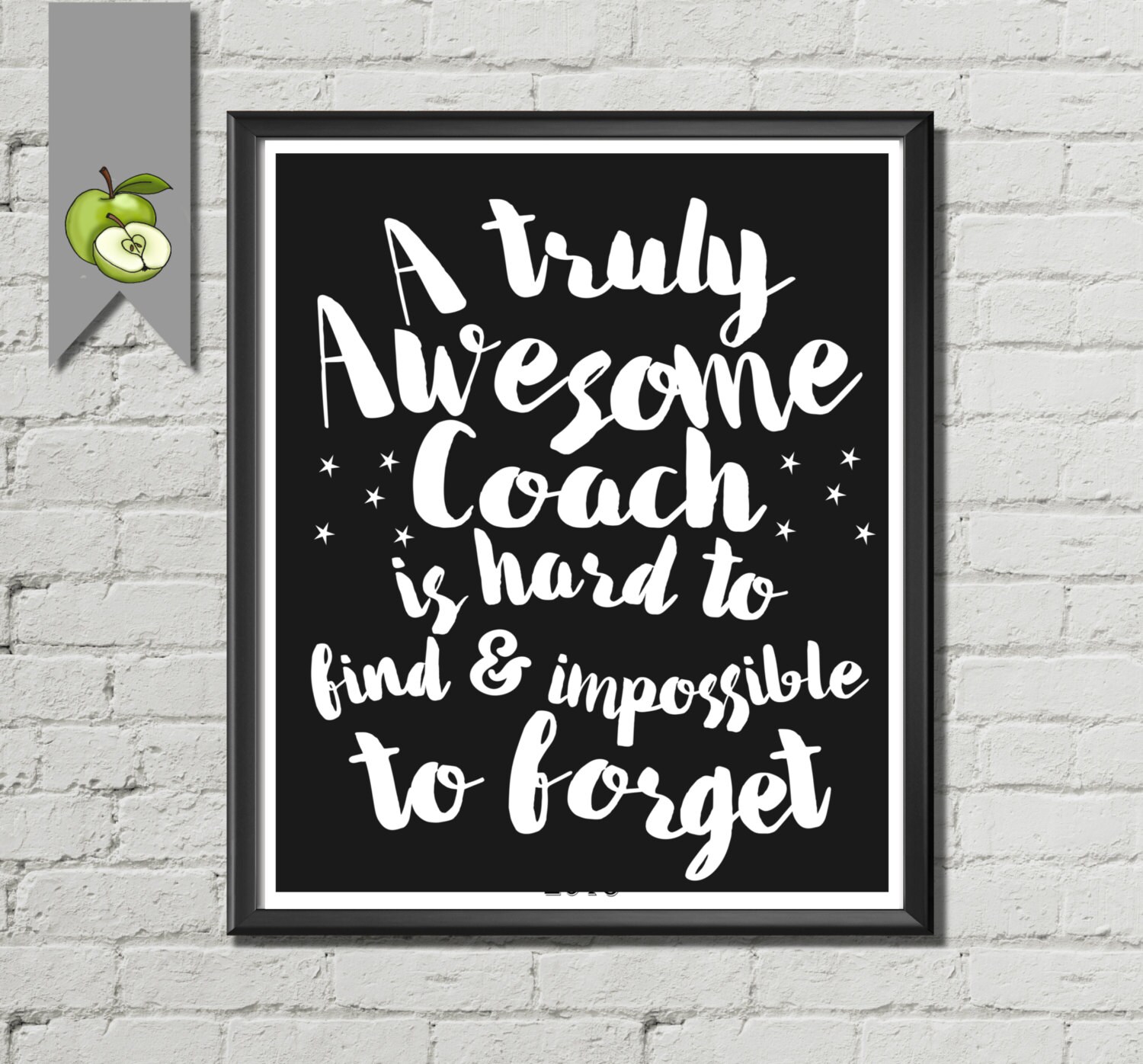 Coach appreciation printable poster sports A truly awesome Etsy