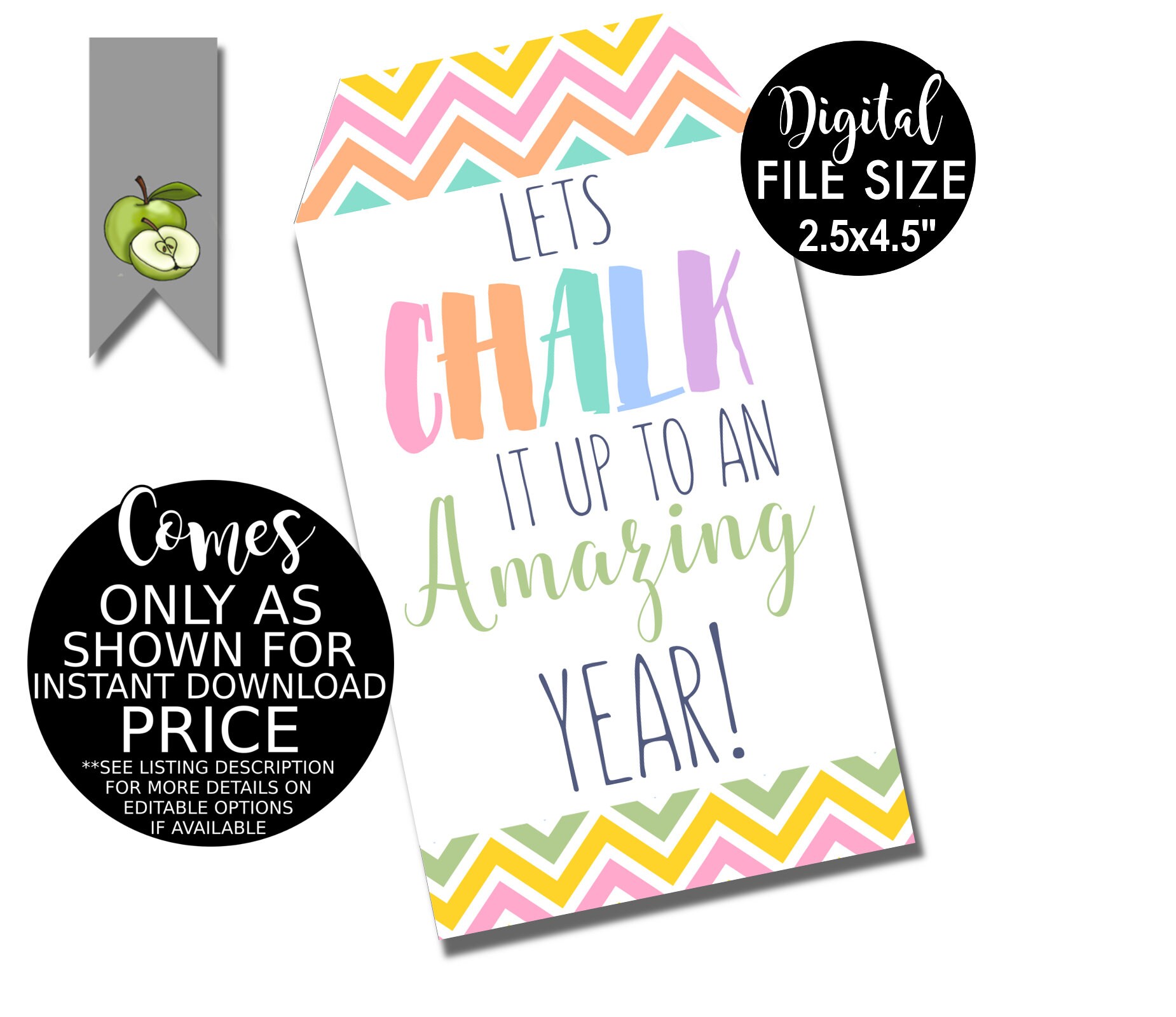 Lets Chalk It up to a Great Year Sidewalk Chalk End of Year Etsy