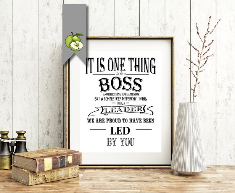 Digital Boss Thank You Gift Best Boss Appreciation Gift Boss Etsy