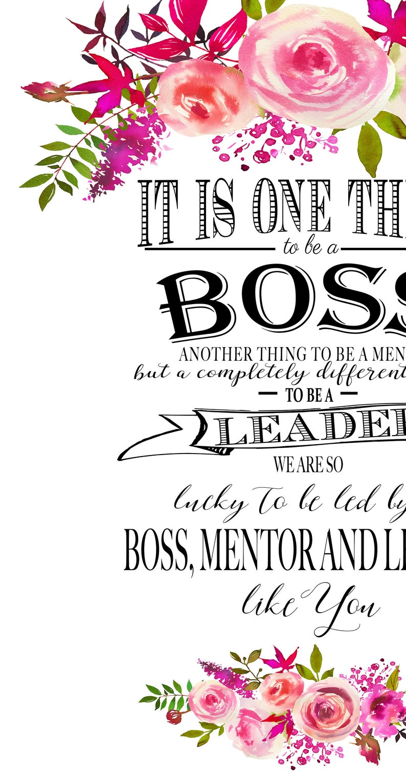 Printable Boss Appreciation Day Gift Boss Week Boss Card Etsy Printable Boss Appreciation Day Gift Boss Week Boss Card Etsy