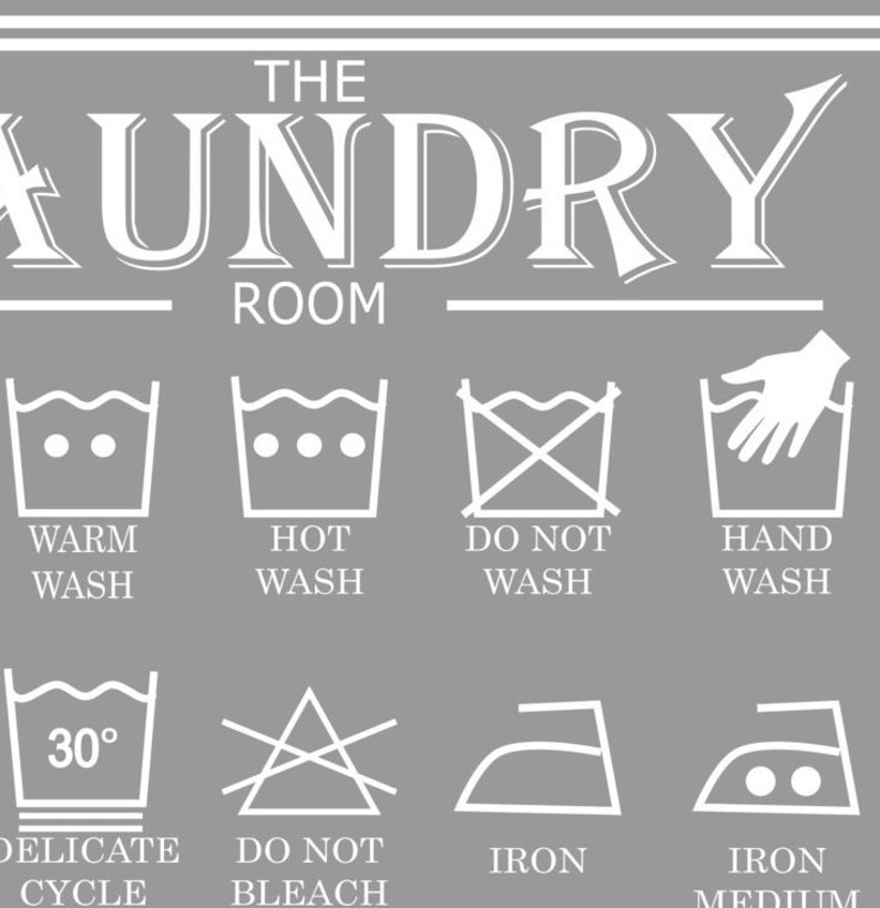 Laundry Room Sign Laundry Print Printable Poster Large Etsy