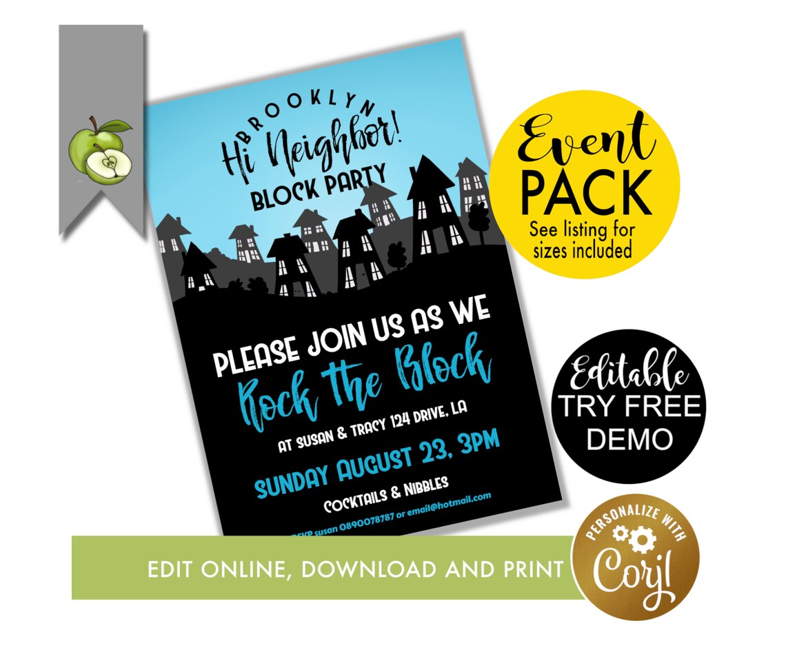 city grounds blocks flyer