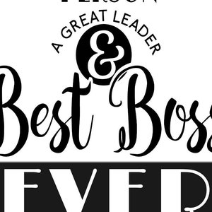 Best Boss Ever Printable Boss Gift Awesome Boss Best Boss - Etsy