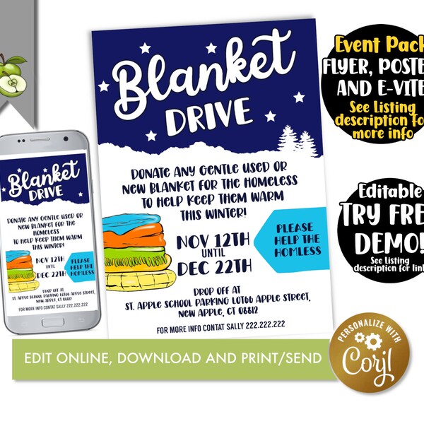 Blanket Drive Poster Etsy