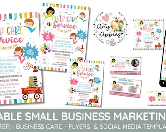 Child care Flyer Template, baby sitting, playtime theme, daycare poster, play centre, editable event, social children fun, after school care