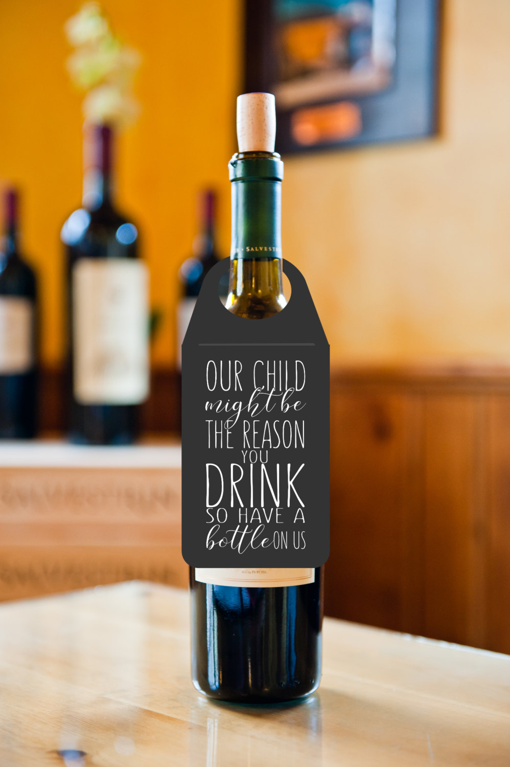 wine bottle gift tags wine gift tag teacher coach my Etsy