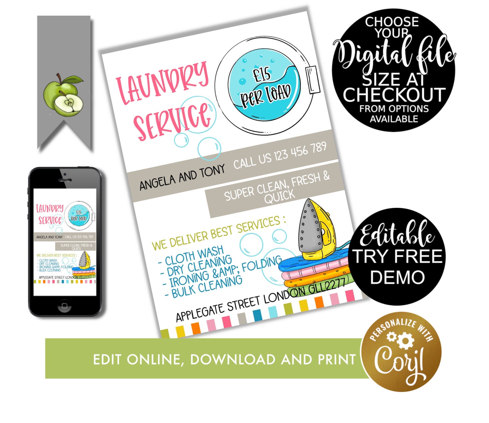 Ironing Service Flyer Template – KAESG BLOG