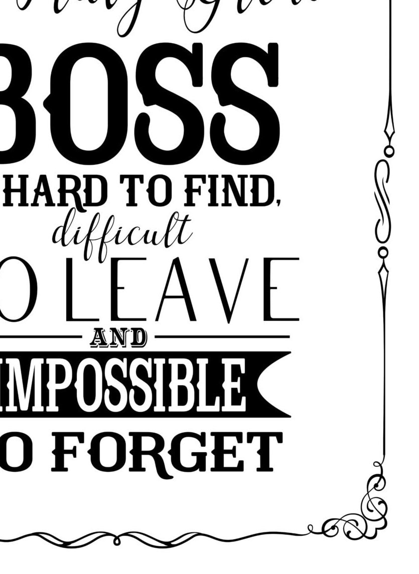 Boss appreciation day week Boss week boss card boss gift Etsy