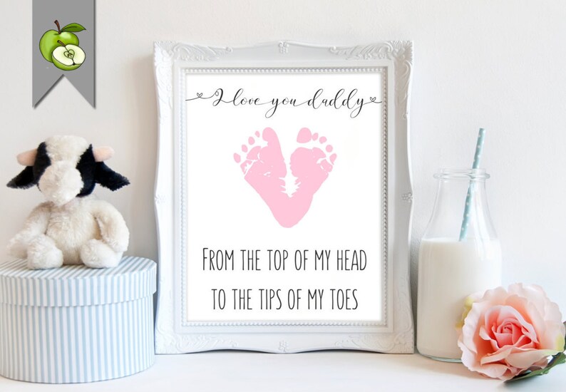 First Father's Day Gift for New Dad I Love You Daddy Etsy