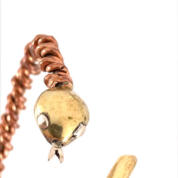 Stunning solid copper snake bangle-The perfect gi… - image 5