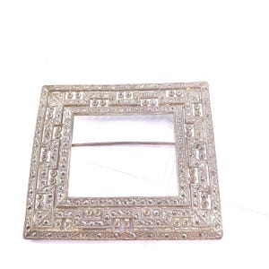 Beautiful Art Deco Marcasite Brooch-The Perfect Gift
