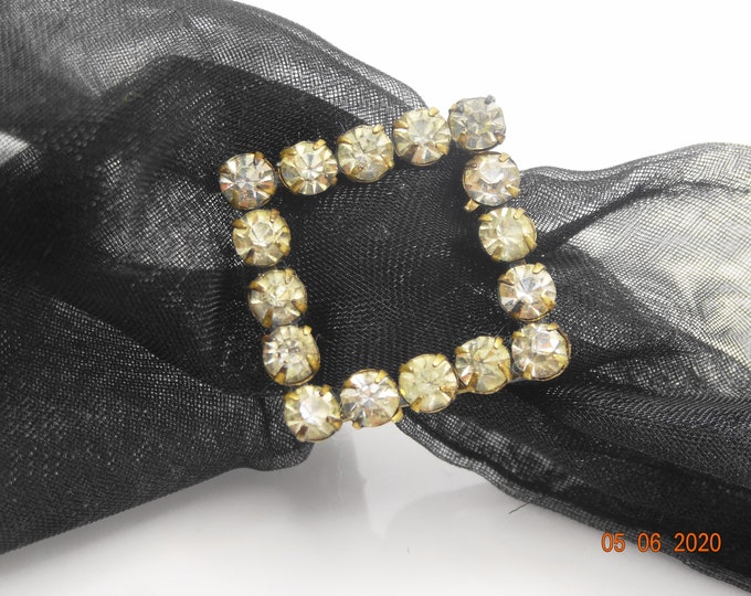 Beautiful art deco paste buckle/choker piece/slider