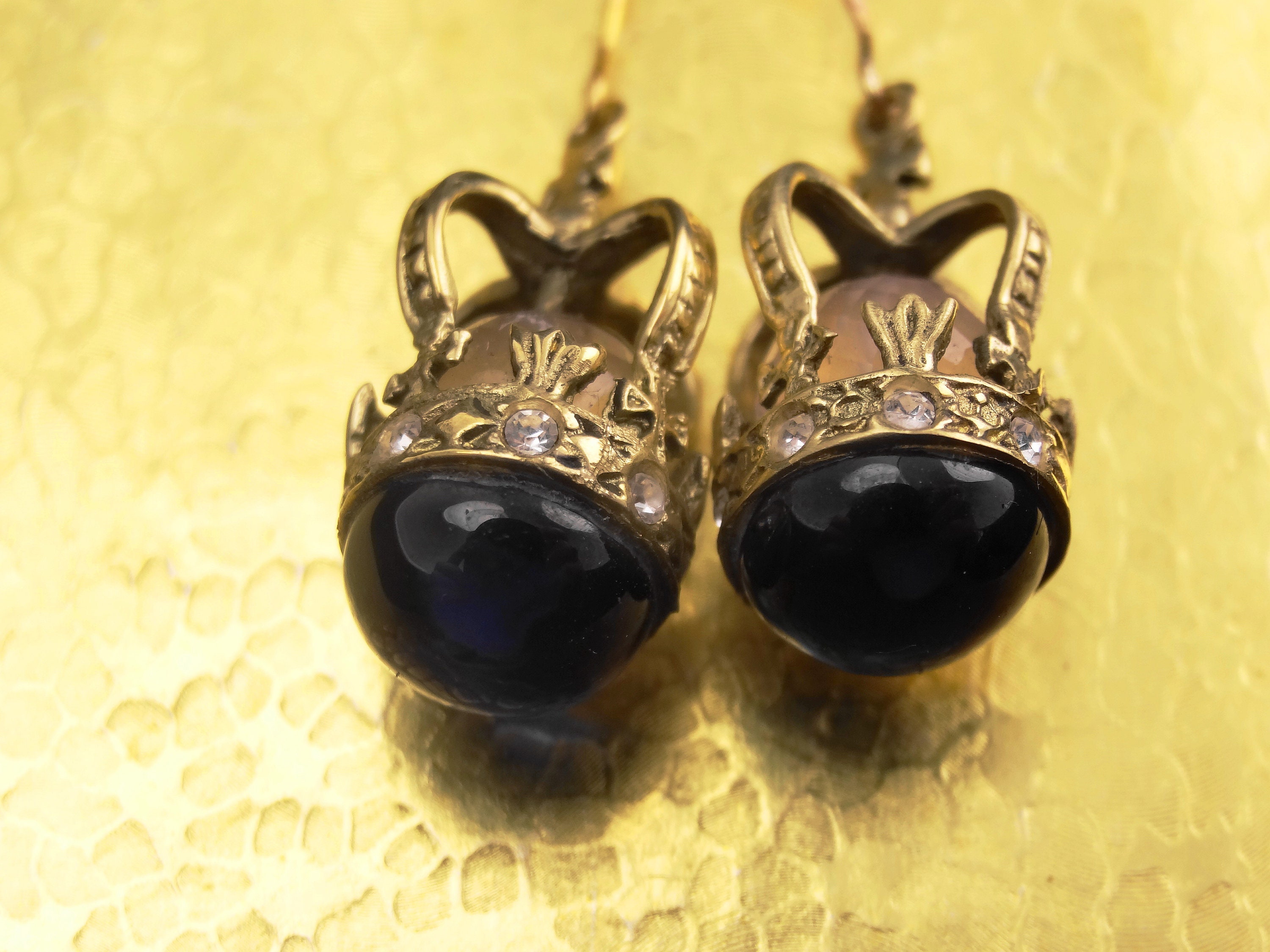 vintage sapphire earrings vintage sapphire earrings