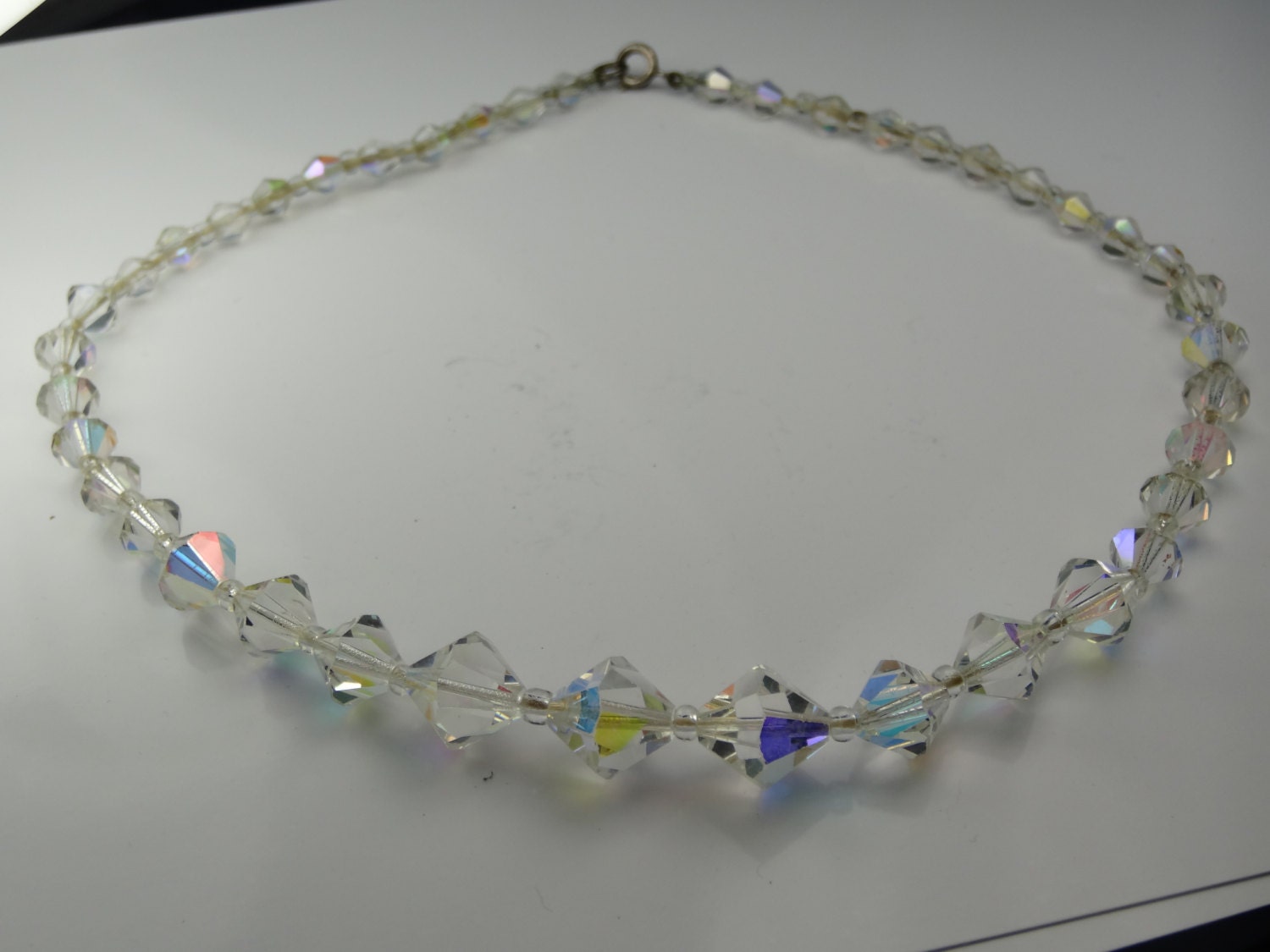 1950s crystal necklace in original condition
