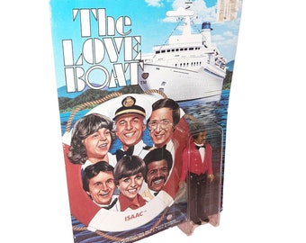 VTG 1981 Mego The Love Boat Isaac Ted Lange On Original Card Rare