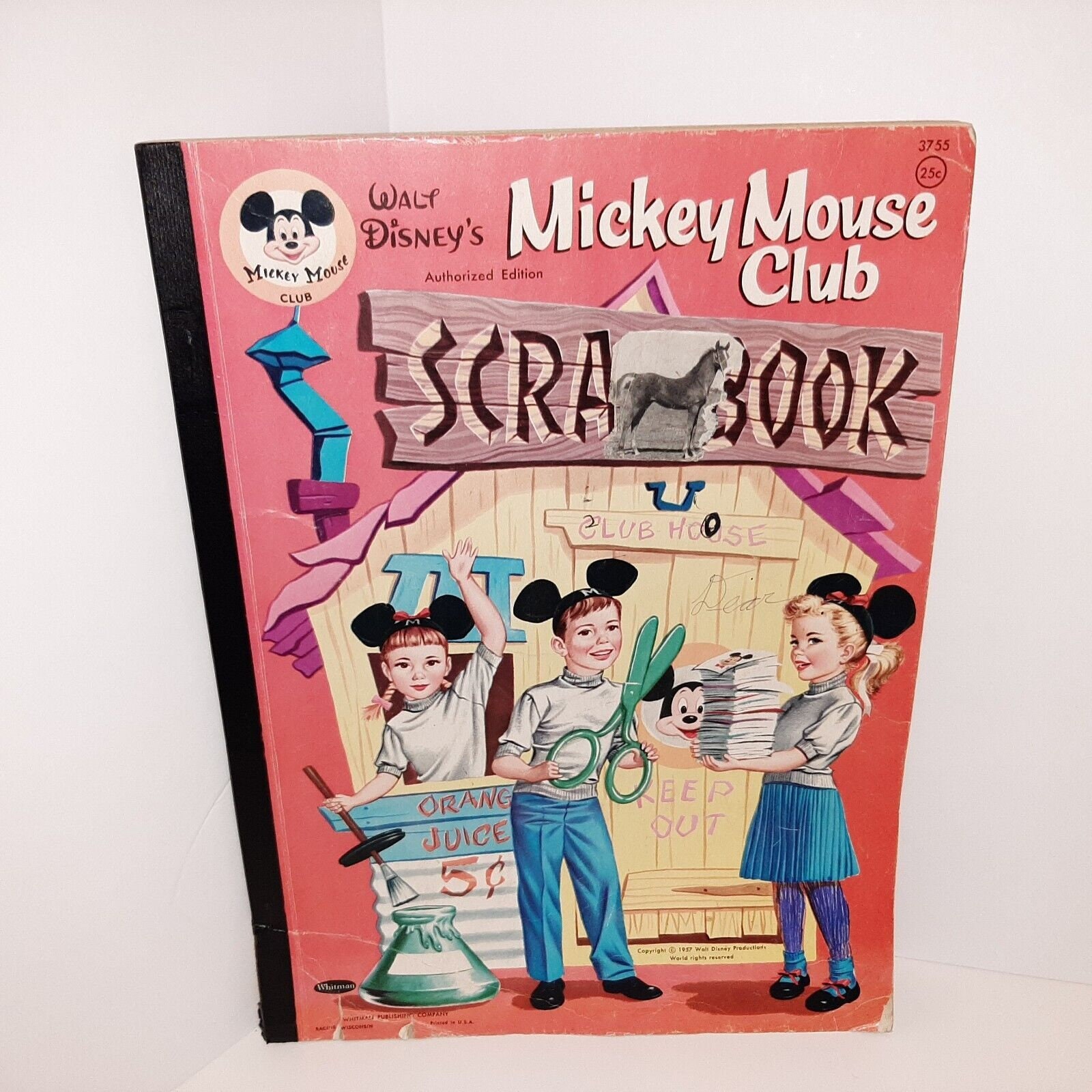 1950年代ヴィンテージミッキーマウスクラブマウスカートゥーナーセット
