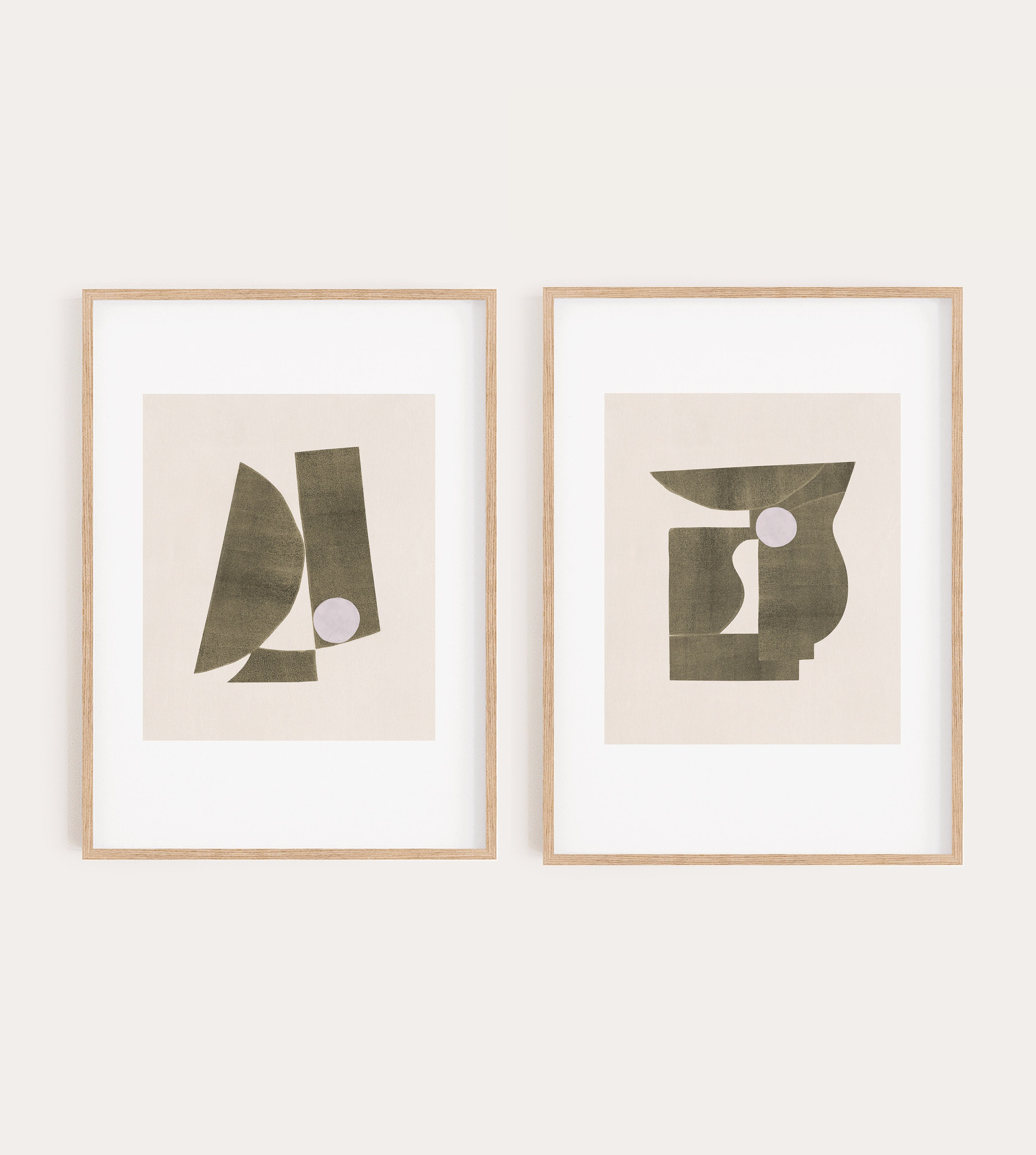 DUO Large Fine Art Prints x2 - Diptych 1 and 2 - 40x50cm - limited edition