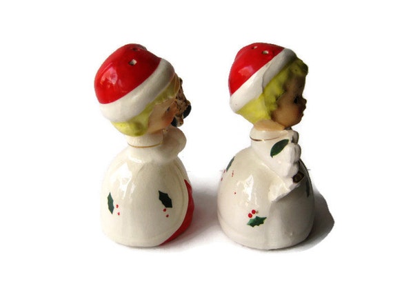 vintage christmas salt pepper shakers snowflake girl and jingle bells figurine lefton napco ornament decoration japan - Christmas Salt And Pepper Shakers vintage christmas salt pepper shakers snowflake girl and jingle bells figurine lefton napco ornament decoration japan - Christmas Salt And Pepper Shakers