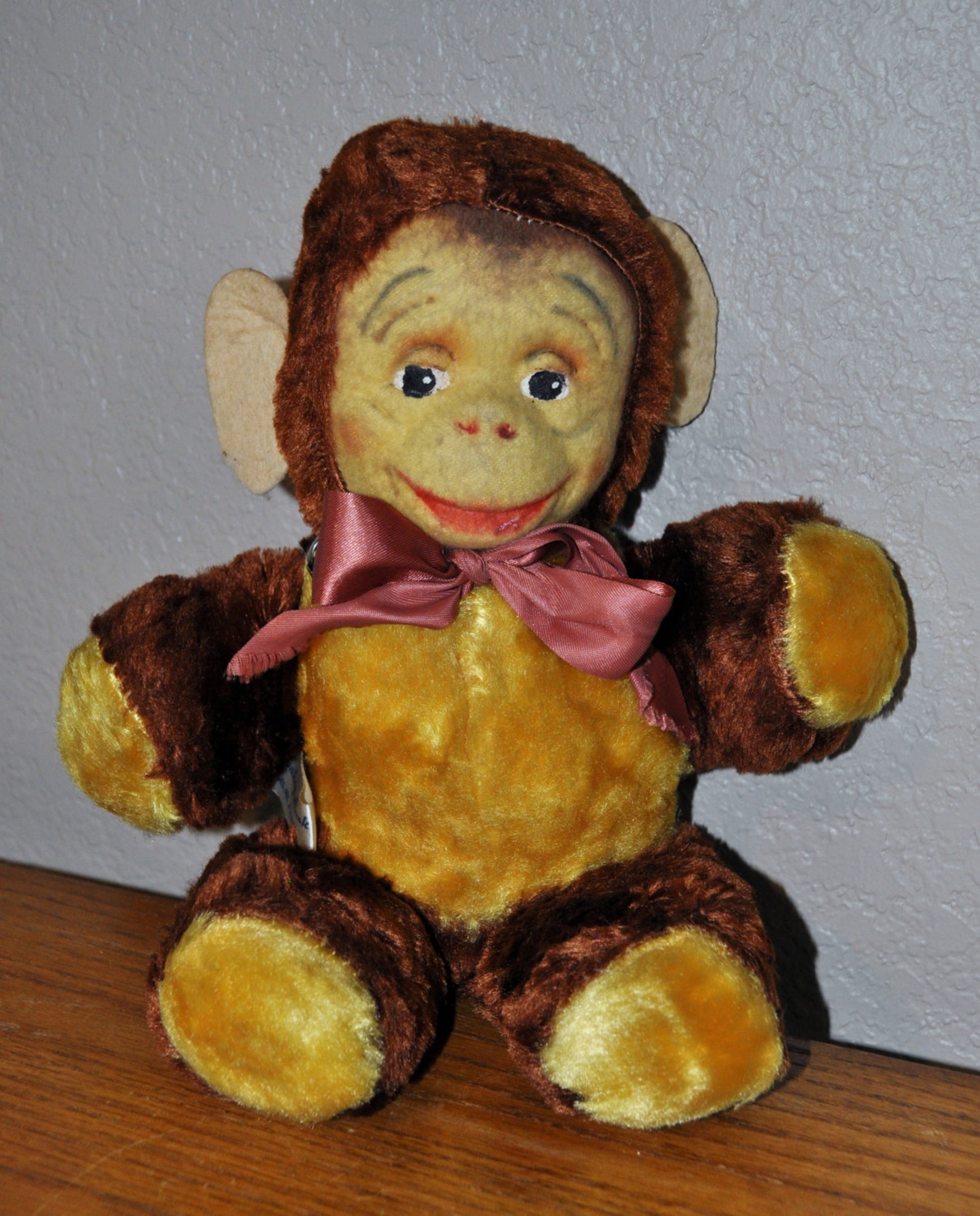 RARE Gund Antique Monkey Mask Stuffed Animal Toy with Original | Etsy