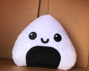 Onigiri Japanese Rice Ball Plush Stuffed Animal-- 2 variations