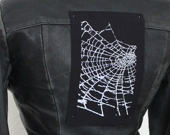 Backpatch SPIDER WEB, 17 cm x 11 cm