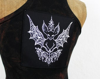 Backpatch BALANCE BAT Fledermaus, 15 cm x  15 cm