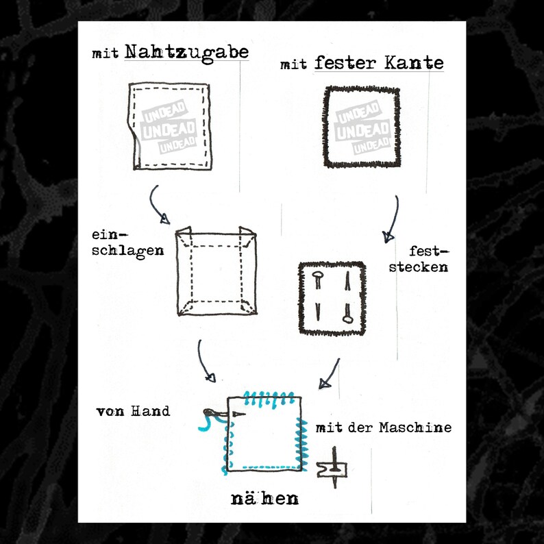 Backpatch THE BATCAVE Silhouette, 25 cm x 15 cm image 6