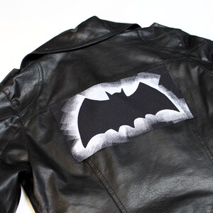 Backpatch THE BATCAVE Silhouette, 25 cm x 15 cm image 4