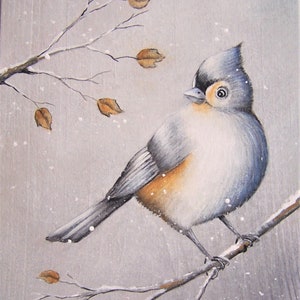 Pair of Tufted Titmouse
