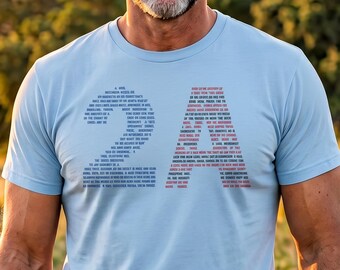 2A Second Amendment Text TShirt for Supporters of the 2nd Amendment, Defend the Second