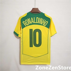 sale Brazil RONALDINHO 2004 away shirt camiseta jersey soccer Brasil world  Copa