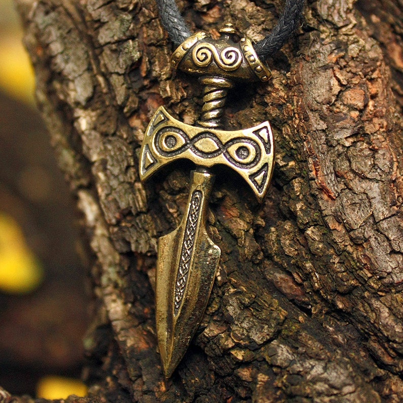 Pendentif Talos, Talos en bronze, collier pendentif 3D The Elder Scrolls Game Series image 3