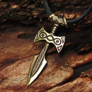 Pendentif Talos, Talos en bronze, collier pendentif 3D The Elder Scrolls Game Series image 1