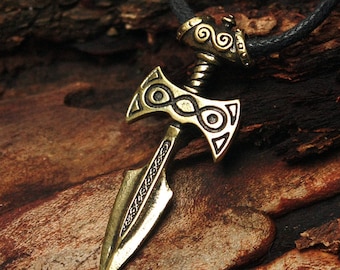 Talos pendant, Bronze Talos, The Elder Scrolls Game Series 3D Pendant Necklace