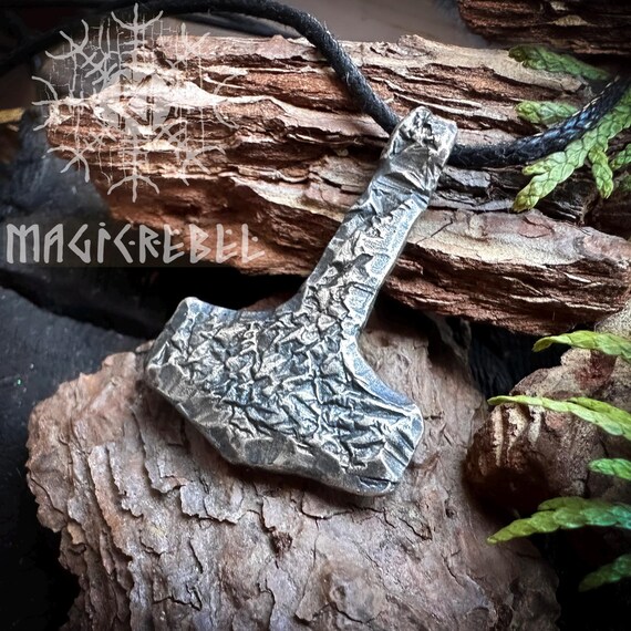 Collana vichinga Mjolnir: martello di Thor, ciondolo nordico Valknut - Italia